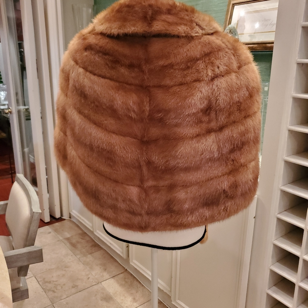 Wrap In Camel Soft Mink - image 3